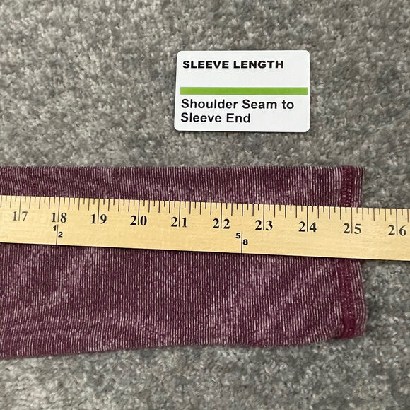 Splendid Women Size L Active Fitted Top Long Sleeves Round Neck Uneven Hi-Lo Hem - Picture 12 of 14